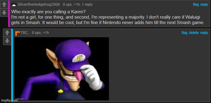 "I'm fine if Nintendo never adds him" | made w/ Imgflip meme maker