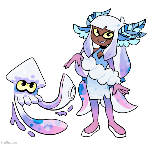 whajje splatoon lol (art not mine) | made w/ Imgflip meme maker