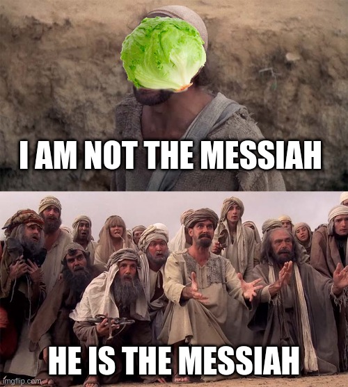 The Messiah | I AM NOT THE MESSIAH; HE IS THE MESSIAH | image tagged in he is the messiah | made w/ Imgflip meme maker