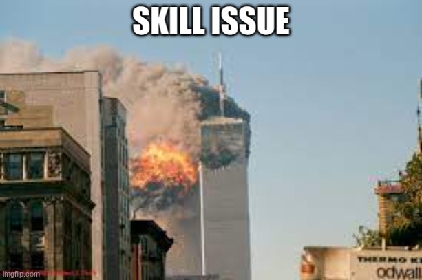 Skill Issue | image tagged in memes,funny memes,funny meme | made w/ Imgflip meme maker