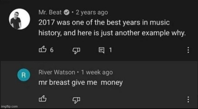 mr breast give me money | made w/ Imgflip meme maker