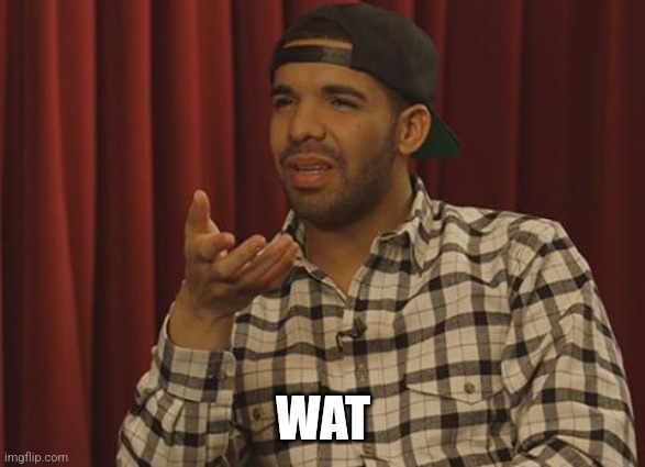 What? Drake | WAT | image tagged in what drake | made w/ Imgflip meme maker