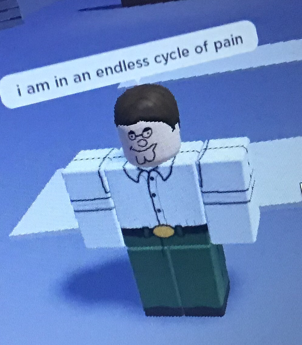 High Quality I am in an endless cycle of pain Blank Meme Template