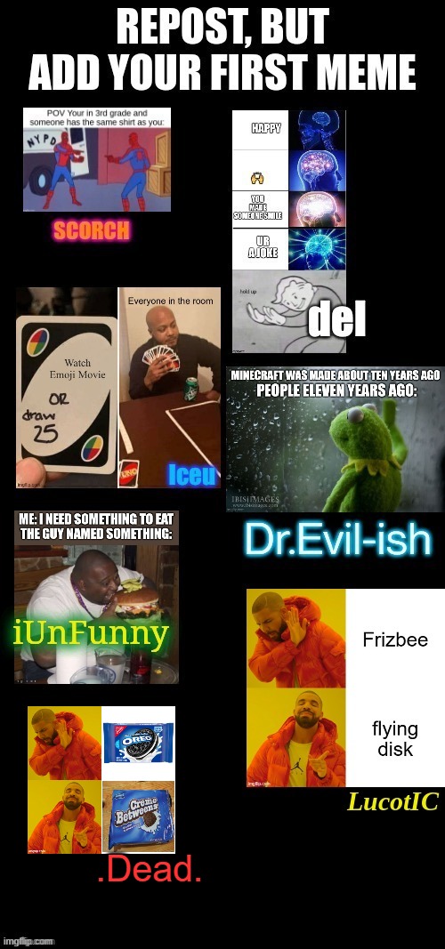 . | .Dead. | made w/ Imgflip meme maker