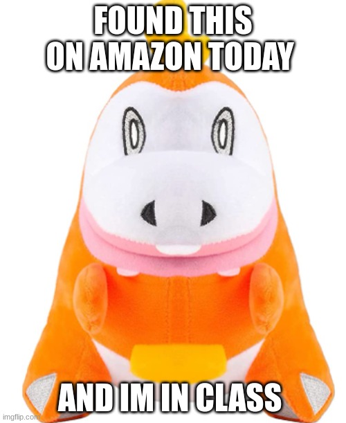 bootleg fuecoco | FOUND THIS ON AMAZON TODAY; AND IM IN CLASS | image tagged in bootleg fuecoco | made w/ Imgflip meme maker