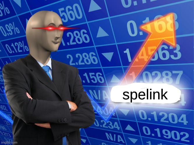 Empty Stonks | spelink | image tagged in empty stonks | made w/ Imgflip meme maker
