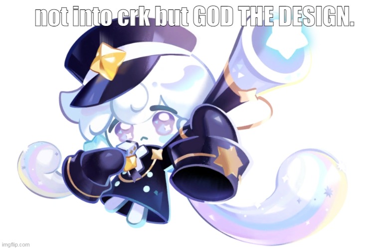 i have a thing for conductor ocs | not into crk but GOD THE DESIGN. | made w/ Imgflip meme maker