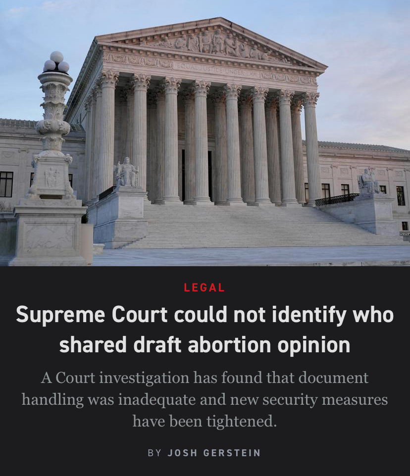 High Quality Supreme Court could not identify leaker Blank Meme Template