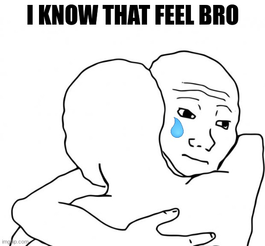 I Know That Feel Bro Meme | I KNOW THAT FEEL BRO | image tagged in memes,i know that feel bro | made w/ Imgflip meme maker