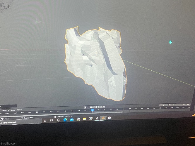I have Blender but never used it so I decided to make a dragon head it’s still a W.I.P | image tagged in dragon,3d,blender,yes | made w/ Imgflip meme maker