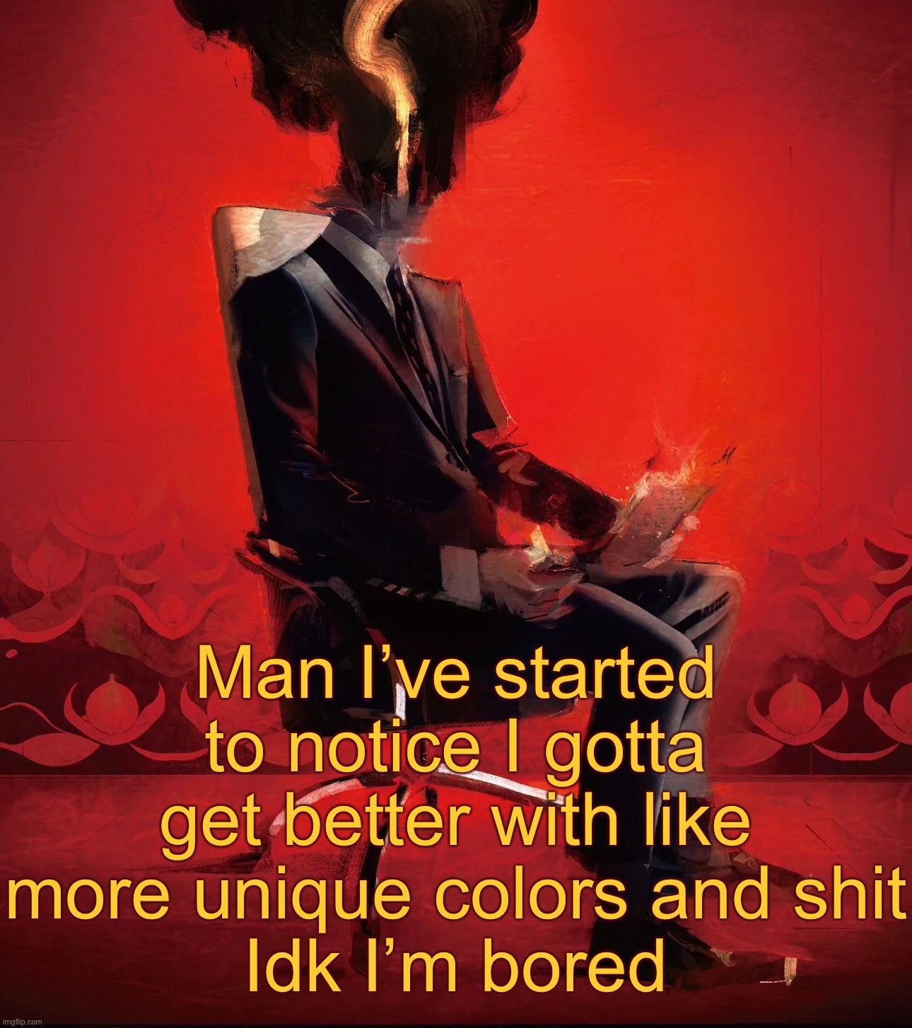 Choujin X | Man I’ve started to notice I gotta get better with like more unique colors and shit
Idk I’m bored | image tagged in choujin x | made w/ Imgflip meme maker