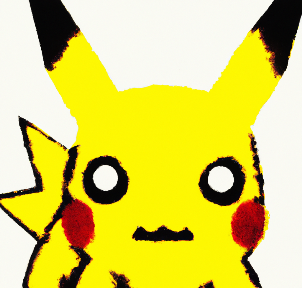 C u r s e d Pika Blank Meme Template