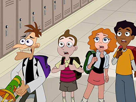 yall remembering watching this as a kid? | image tagged in milo murphy's law shocked meme | made w/ Imgflip meme maker