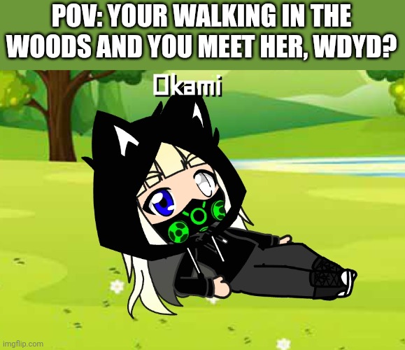 If romance, male only, no erp, no joke, roblox, or vehicle oc |  POV: YOUR WALKING IN THE WOODS AND YOU MEET HER, WDYD? | image tagged in the furry fandom,furry,no regrets | made w/ Imgflip meme maker