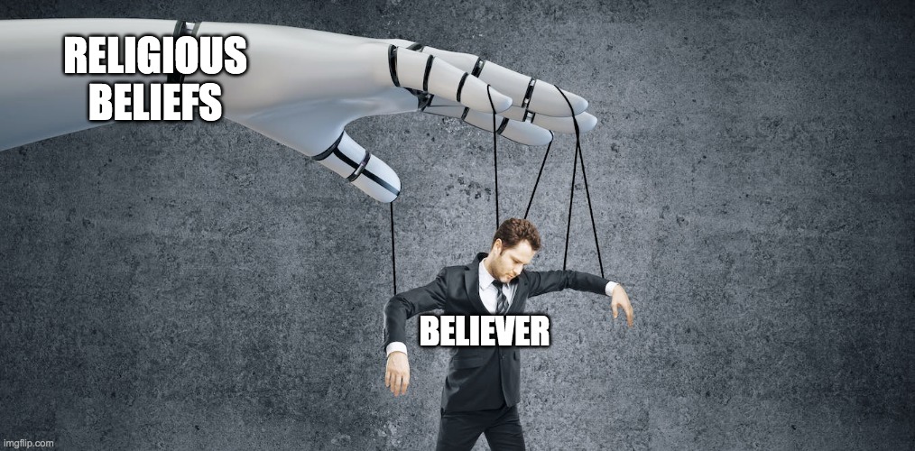 RELIGIOUS BELIEFS; BELIEVER | made w/ Imgflip meme maker