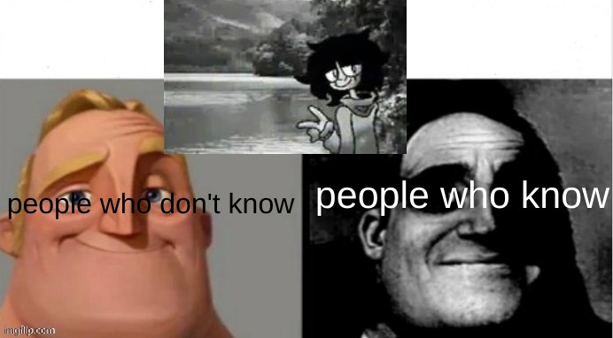 ah | people who know; people who don't know | image tagged in people who don't know vs people who know,needlemouse | made w/ Imgflip meme maker