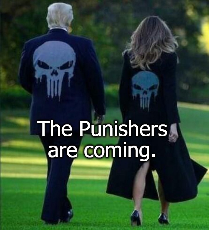 The Punishers are coming. | The Punishers are coming. | image tagged in punisher,punishment,reaper,sad joe biden,joe biden worries,nancy pelosi worries | made w/ Imgflip meme maker