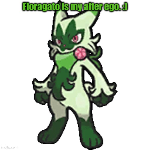 Floragato | Floragato is my alter ego. :) | image tagged in floragato | made w/ Imgflip meme maker
