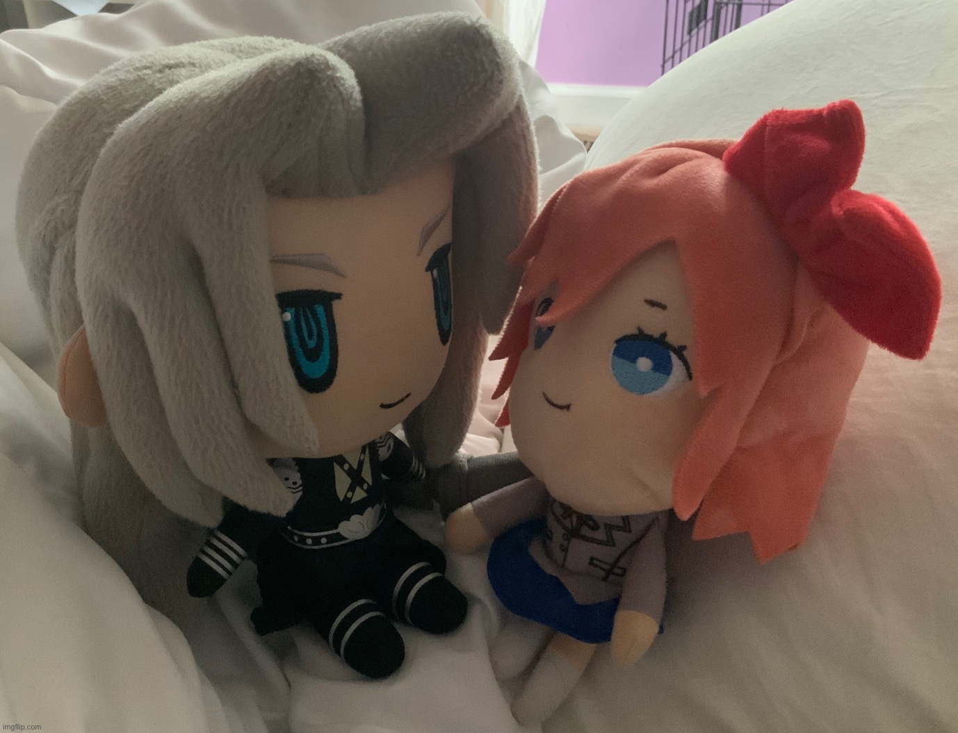 Sayori and Sephiroth | image tagged in sayori and sephiroth | made w/ Imgflip meme maker