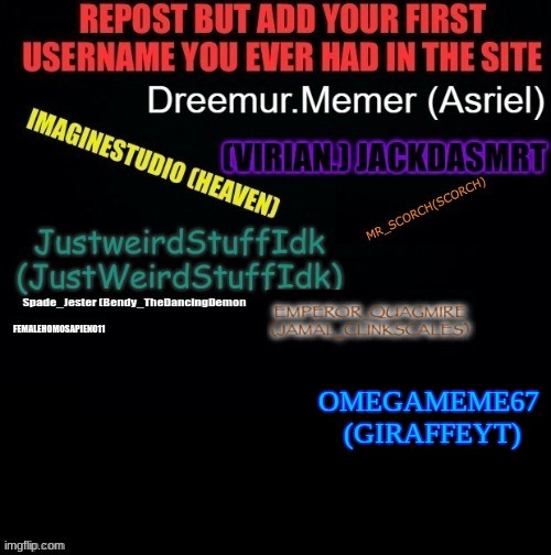 OMEGAMEME67 
(GIRAFFEYT) | made w/ Imgflip meme maker