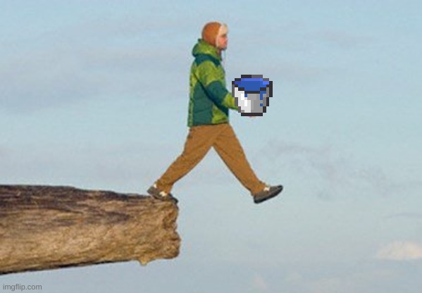 Walking off cliff | image tagged in walking off cliff | made w/ Imgflip meme maker