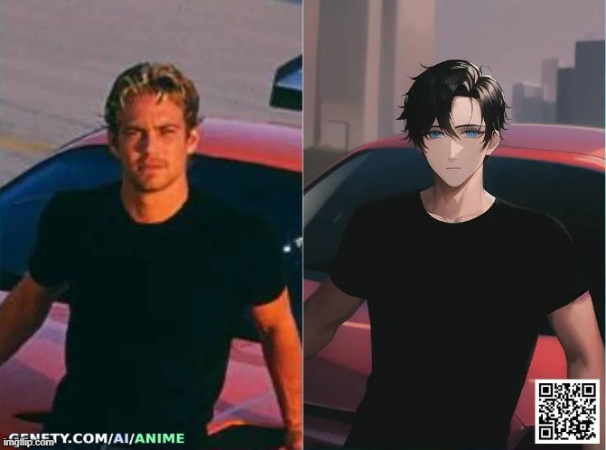 Let's just say Brian O'Connor dyed his hair black | made w/ Imgflip meme maker