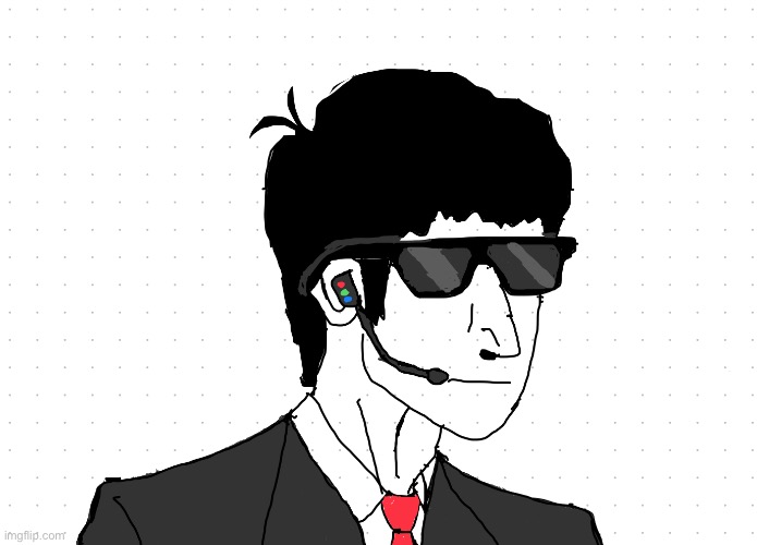 just drew an agent | image tagged in drawing | made w/ Imgflip meme maker
