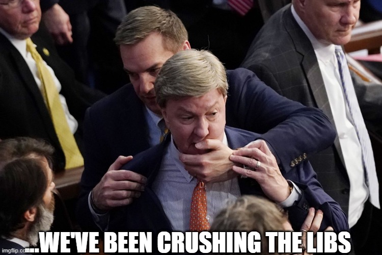 ...WE'VE BEEN CRUSHING THE LIBS | made w/ Imgflip meme maker
