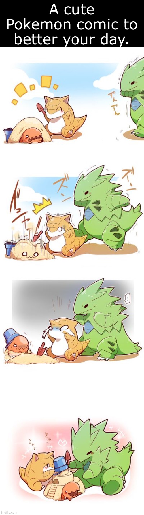 Art by Unknown User on Pinterest | A cute Pokemon comic to better your day. | image tagged in image tags | made w/ Imgflip meme maker