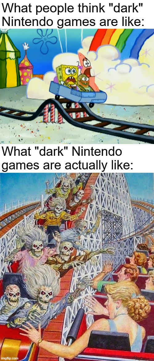 gaming spongebob roller coaster Memes GIFs Imgflip