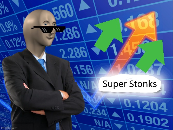 Empty Stonks | Super Stonks | image tagged in empty stonks | made w/ Imgflip meme maker