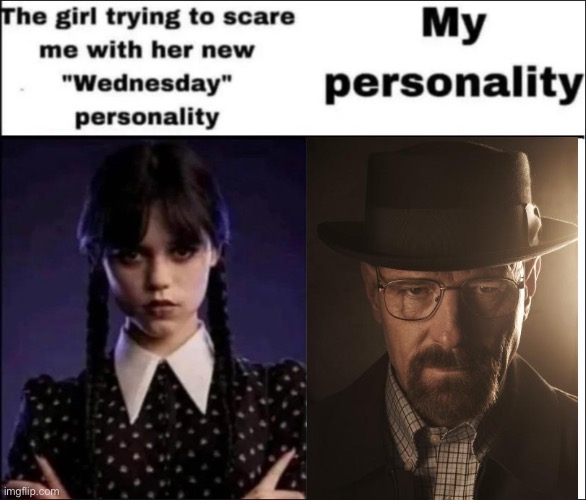 Hello chat | image tagged in the girl trying to scare me with her new wednesday personality | made w/ Imgflip meme maker