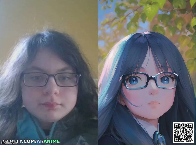 me in anime | made w/ Imgflip meme maker