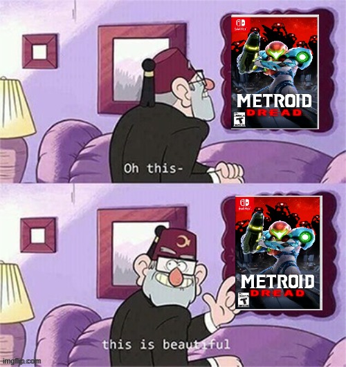 best metroid game ever | image tagged in oh this this beautiful blank template,metroid,nintendo switch,video games | made w/ Imgflip meme maker