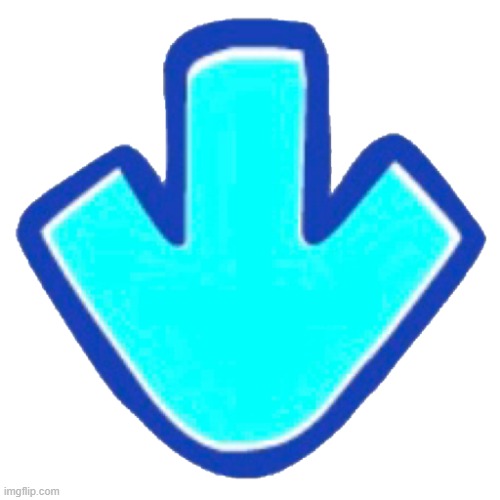 Blue down arrow | image tagged in blue down arrow | made w/ Imgflip meme maker