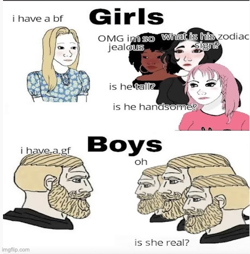 funny title | image tagged in boys vs girls | made w/ Imgflip meme maker