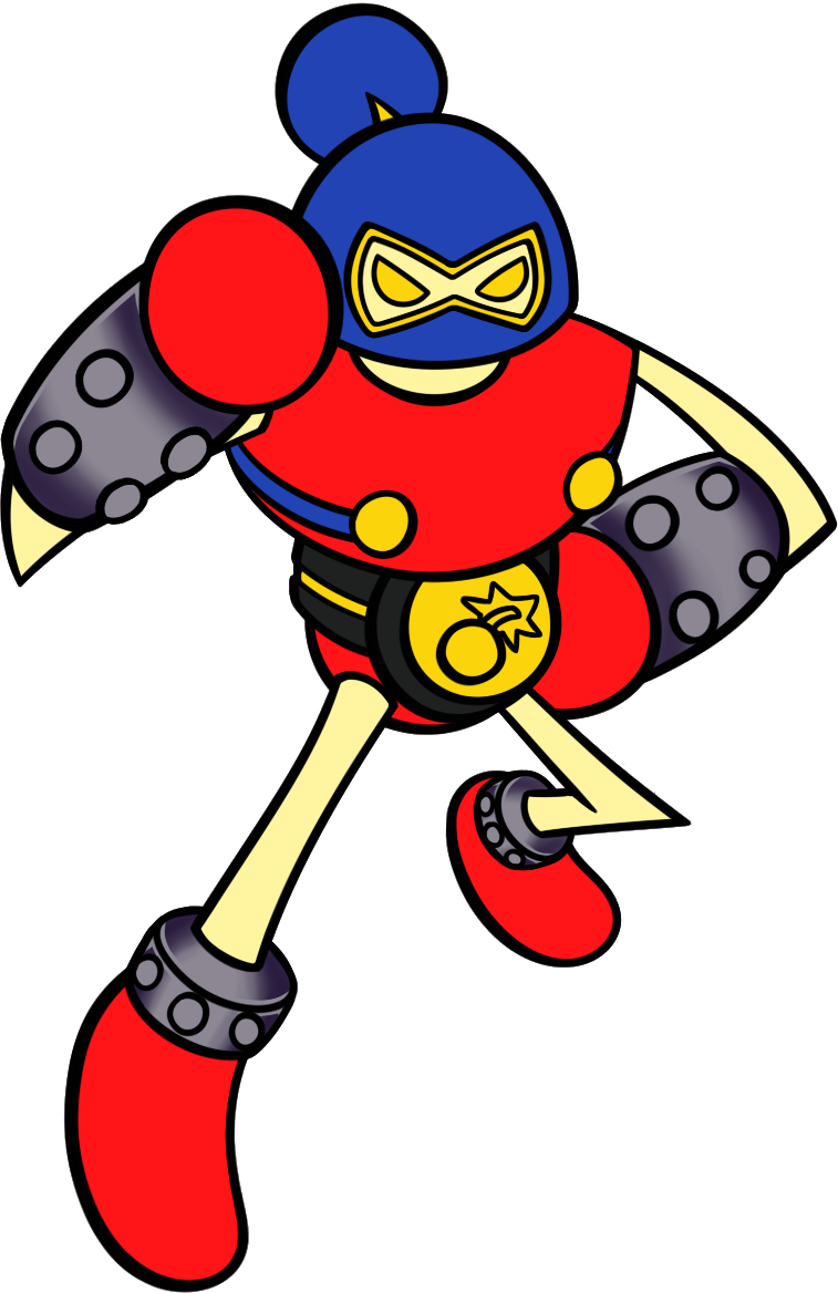 High Quality Muscle Bomber in Super Bomberman R (SBR) Blank Meme Template