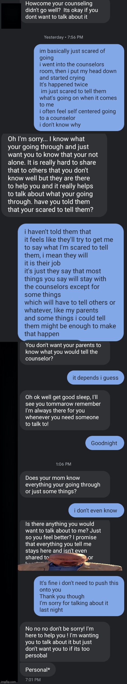 LYING WAS LITERALLY A BETTER CHOICE WHAT AM I DOING | made w/ Imgflip meme maker