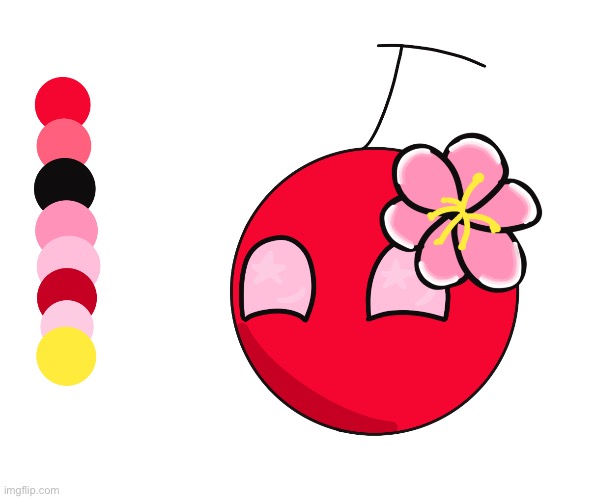 Cherry <33 | image tagged in digital art | made w/ Imgflip meme maker