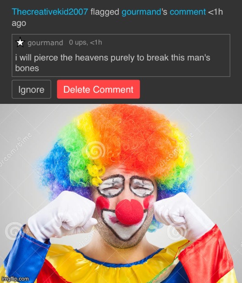 image tagged in clown crying | made w/ Imgflip meme maker