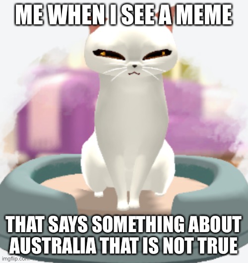 Australia! | ME WHEN I SEE A MEME; THAT SAYS SOMETHING ABOUT AUSTRALIA THAT IS NOT TRUE | image tagged in interesting | made w/ Imgflip meme maker