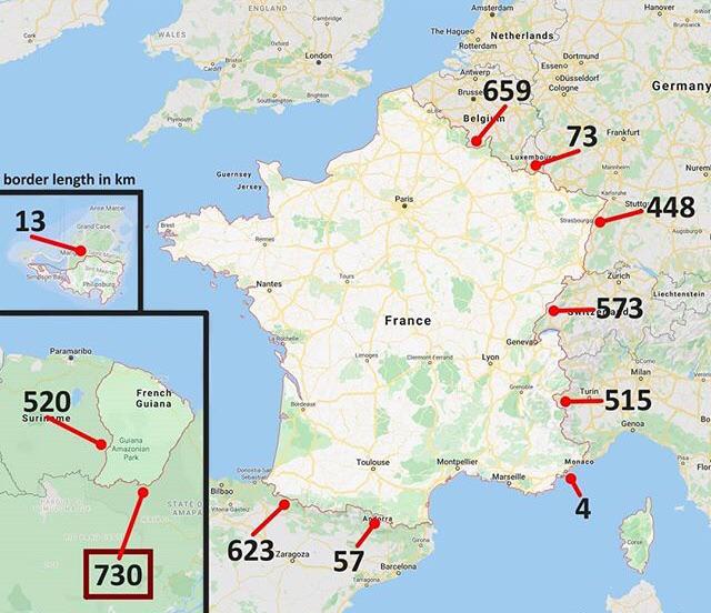 France borders Brazil Blank Meme Template