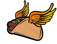 Flying taco Blank Meme Template