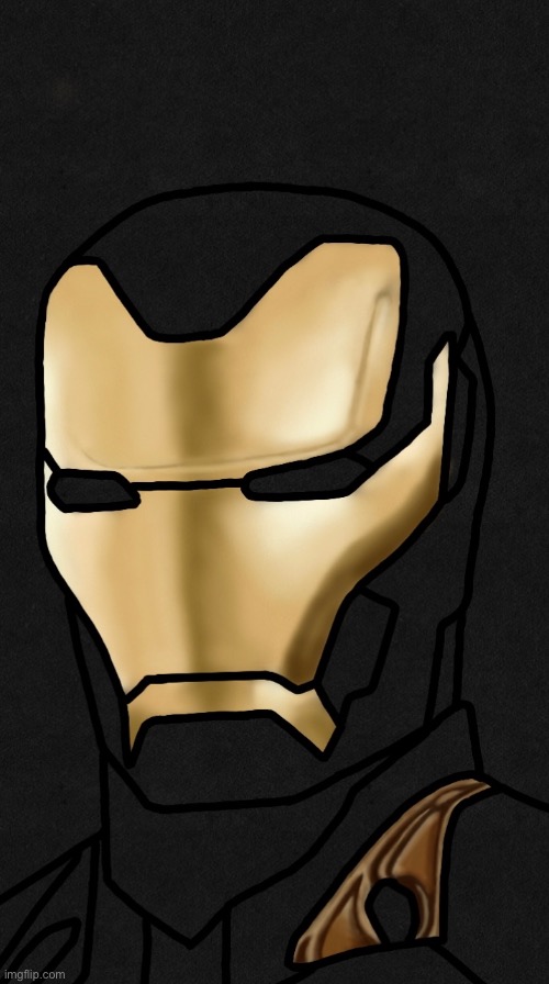 Preview of my Ironman drawing. The finished art should come out tomorrow | image tagged in marvel,art,ironman | made w/ Imgflip meme maker