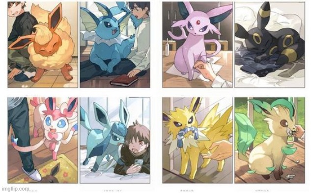 image tagged in pokemon,eevee | made w/ Imgflip meme maker