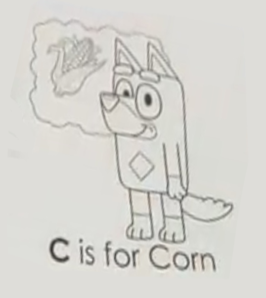 Rusty thinking of corn Blank Meme Template