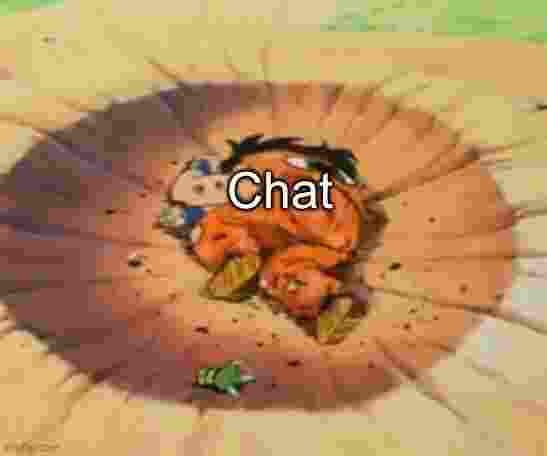 High Quality Dead chat dragon ball Blank Meme Template