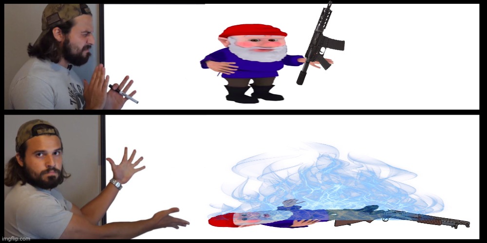 Brandon's guide to gnomes | image tagged in brandon,herrera,hates,gnomes | made w/ Imgflip meme maker