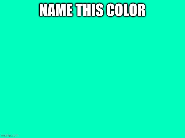 NAME THIS COLOR | made w/ Imgflip meme maker