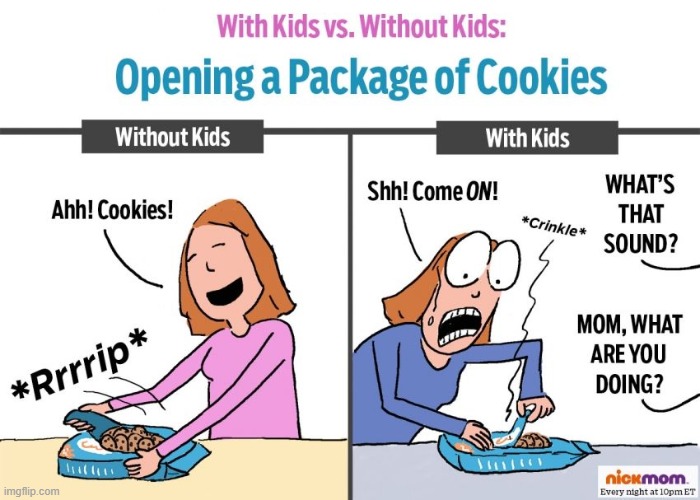 image tagged in adulthood,cookies,kids | made w/ Imgflip meme maker